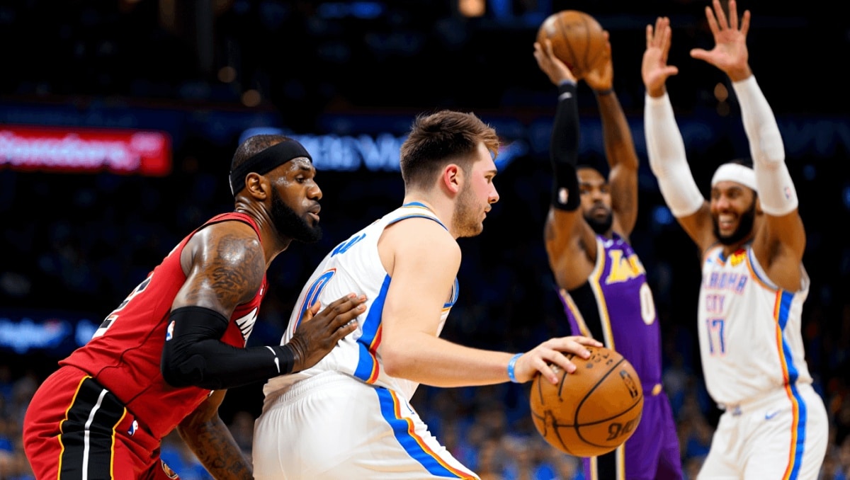 Nba, Fontecchio protagonista nella vittoria di Miami. Sorride Oklahoma, Doncic e James show