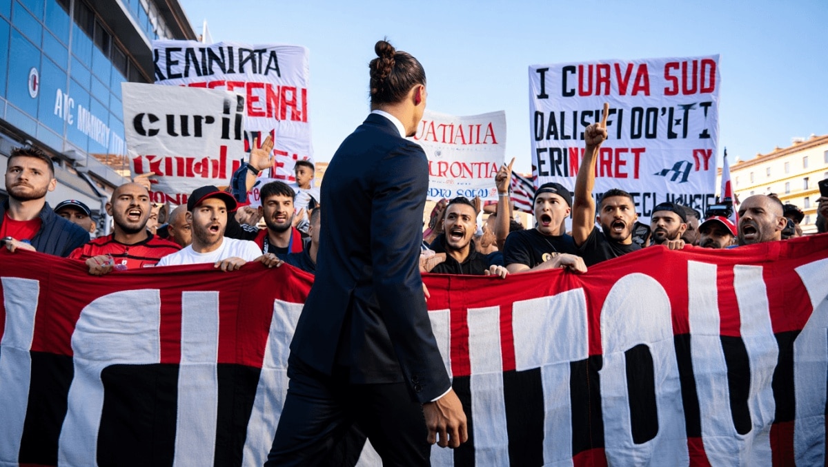Curva Milan 'Ibra male assoluto, Tare e Allegri unici uomini veri'