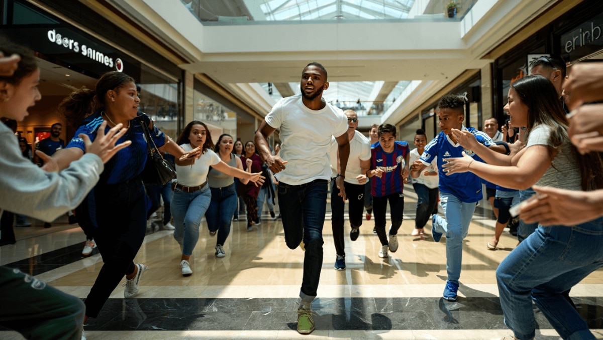 Brasile: il sosia di Neymar scatena il caos in un centro commerciale Usa